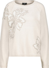 MONARI Beige Knitted Jumper With Stand-Up Collar | 409328 MONARI Beige Knitted Jumper With Stand-Up Collar | 409328