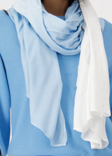 MONARI Blue Scarf With Batik Gradient | 409441 MONARI Blue Scarf With Batik Gradient | 409441