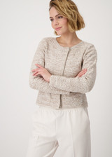 MONARI Brown Cardigan With Sequins | 409235