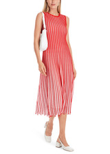MARC CAIN COLLECTIONS Flame Red Rethink Together Knitted Dress | YC 21.26 M37 MARC CAIN COLLECTIONS Flame Red Rethink Together Knitted Dress | YC 21.26 M37