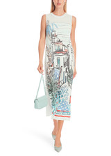 MARC CAIN COLLECTIONS Off-White Knitted In Germany Sleeveless Dress | YC 21.56 M38 MARC CAIN COLLECTIONS Off-White Knitted In Germany Sleeveless Dress | YC 21.56 M38