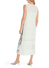 MARC CAIN COLLECTIONS Off-White Knitted In Germany Sleeveless Dress | YC 21.56 M38 MARC CAIN COLLECTIONS Off-White Knitted In Germany Sleeveless Dress | YC 21.56 M38