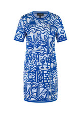 MARC CAIN COLLECTIONS Gentian Rethink Together Patterned Dress | YC 21.58 M44