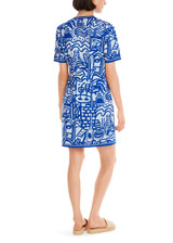 MARC CAIN COLLECTIONS Gentian Rethink Together Patterned Dress | YC 21.58 M44 MARC CAIN COLLECTIONS Gentian Rethink Together Patterned Dress | YC 21.58 M44
