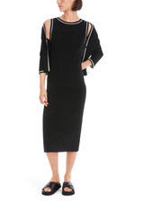 MARC CAIN SPORTS Black Rethink Together Knitted Dress | YS 21.30 M24 MARC CAIN SPORTS Black Rethink Together Knitted Dress | YS 21.30 M24