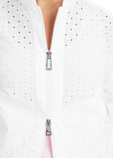 MARC CAIN SPORTS White Jacket With Lace Pattern | YS 31.20 W38 MARC CAIN SPORTS White Jacket With Lace Pattern | YS 31.20 W38