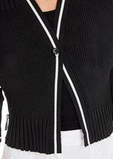 MARC CAIN SPORTS Black Rethink Together Cardigan | YS 39.18 M24 MARC CAIN SPORTS Black Rethink Together Cardigan | YS 39.18 M24