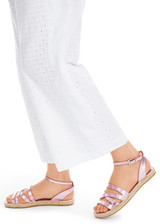 MARC CAIN SPORTS White Wheaton Lace Pattern Trousers | YS 81.65 W38