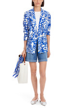MARC CAIN COLLECTIONS Gentian Printed Blazer | YC 34.37 W79