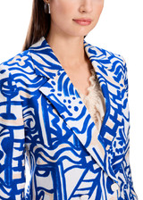 MARC CAIN COLLECTIONS Gentian Printed Blazer | YC 34.37 W79