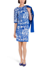 MARC CAIN COLLECTIONS Gentian Rethink Together Print Jumper | YC 41.36 M44