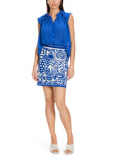 MARC CAIN COLLECTIONS Gentian Rethink Together Knitted Mini Skirt | YC 71.26 M44
