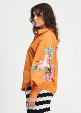 POM Brown Blouse - Lexi Bird Sienna | SP9145 POM Brown Blouse - Lexi Bird Sienna | SP9145