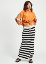 POM Brown Blouse - Lexi Bird Sienna | SP9145 POM Brown Blouse - Lexi Bird Sienna | SP9145