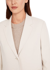 MARC CAIN COLLECTIONS Deep Pearl Blazer With Hand-Stitching Details | YC 34.09 W56 MARC CAIN COLLECTIONS Deep Pearl Blazer With Hand-Stitching Details | YC 34.09 W56