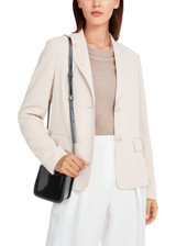 MARC CAIN COLLECTIONS Deep Pearl Blazer With Hand-Stitching Details | YC 34.09 W56 MARC CAIN COLLECTIONS Deep Pearl Blazer With Hand-Stitching Details | YC 34.09 W56