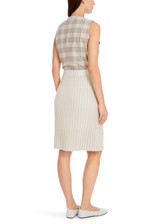 MARC CAIN COLLECTIONS Off-White Pleated Skirt - Knitted In Germany | YC 71.03 M10 MARC CAIN COLLECTIONS Off-White Pleated Skirt - Knitted In Germany | YC 71.03 M10