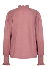 MOS MOSH Burlwood Mmkaliva Ls Blouse | 146790 MOS MOSH Burlwood Mmkaliva Ls Blouse | 146790
