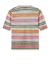 MOS MOSH Begonia Pink Mmmarin Ss Linen Knit | 158930 MOS MOSH Begonia Pink Mmmarin Ss Linen Knit | 158930