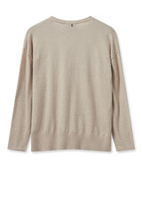 MOS MOSH Cement Mmtani V-Neck Knit | 158970