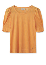 MOS MOSH Blazing Orange Mmchrissie Burn-Out Tee | 159180