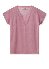 MOS MOSH Begonia Pink Mmkilana Ss Blouse | 159280