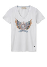 MOS MOSH White Mmgethi Deco Tee | 159350 MOS MOSH White Mmgethi Deco Tee | 159350