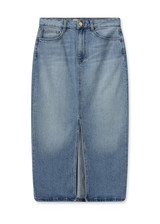 MOS MOSH Blue Mmmella Denim Skirt | 161200
