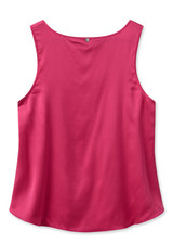 MOS MOSH Pink Peacock Mmastrid V-Neck Silk Tank Top | 153590 MOS MOSH Pink Peacock Mmastrid V-Neck Silk Tank Top | 153590