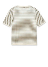 MOS MOSH Mermaid Mmani Ss Stripe Knit | 165700 MOS MOSH Mermaid Mmani Ss Stripe Knit | 165700
