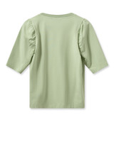MOS MOSH Smoke Green Mmyanni V-Ss Tee | 159050 MOS MOSH Smoke Green Mmyanni V-Ss Tee | 159050