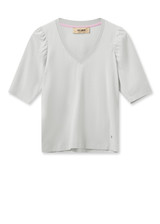 MOS MOSH White Mmyanni V-Ss Tee | 159050 MOS MOSH White Mmyanni V-Ss Tee | 159050