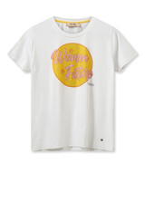 MOS MOSH White Mmdemi O-Ss Glam Tee | 159360 MOS MOSH White Mmdemi O-Ss Glam Tee | 159360