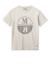 MOS MOSH Ecru Mmvicci O-Ss Stud Tee | 160830 MOS MOSH Ecru Mmvicci O-Ss Stud Tee | 160830