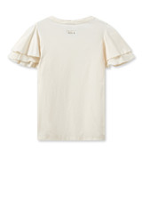 MOS MOSH Ecru Mmpirri Flounce Tee | 160990 MOS MOSH Ecru Mmpirri Flounce Tee | 160990
