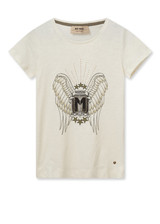 MOS MOSH Ecru Mmselini O-Ss Tee | 161020 MOS MOSH Ecru Mmselini O-Ss Tee | 161020