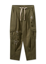 MOS MOSH Burnt Olive Spraquel Cargo Pant | 161430