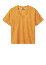 MOS MOSH Blazing Orange Casa V-Ss Foil Tee | 150950 MOS MOSH Blazing Orange Casa V-Ss Foil Tee | 150950