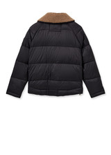 MOS MOSH Black Mmridel Quilt Down Jacket | 164410 MOS MOSH Black Mmridel Quilt Down Jacket | 164410