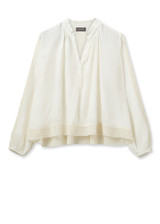 MOS MOSH Ecru Mmmacha Lace Blouse | 165410