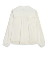 MOS MOSH Ecru Mmmacha Lace Blouse | 165410