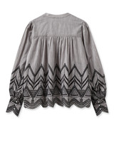 MOS MOSH Rain Drum Mmgill Emb Blouse | 165430