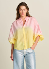 POM Faded Blooming Pink Blouse | SP7739 POM Faded Blooming Pink Blouse | SP7739