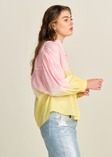 POM Faded Blooming Pink Blouse | SP7739 POM Faded Blooming Pink Blouse | SP7739