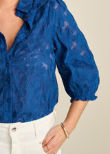 POM Ink Blue Blouse | SP7727