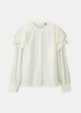 POM Isla Blooming Ecru Blouse | SP7744 POM Isla Blooming Ecru Blouse | SP7744