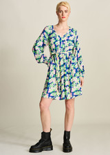 POM Lilies Blue Dress | SP7759 POM Lilies Blue Dress | SP7759
