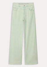 POM Wide Leg Aqua Blue Jeans | SP7775 POM Wide Leg Aqua Blue Jeans | SP7775