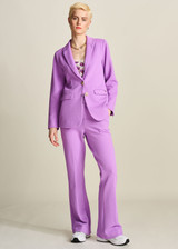 POM Pique Purple Blazer | SP7782 POM Pique Purple Blazer | SP7782
