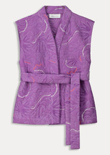 POM Quilted Purple Gilet | SP7784 POM Quilted Purple Gilet | SP7784